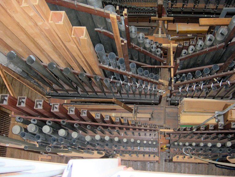 20 oktober 2006 Marcussen Montagehal met het orgel van Christiansborg Slotskirke 20 oktober 2006 Marcussen Montagehal met het orgel van Christiansborg Slotskirke