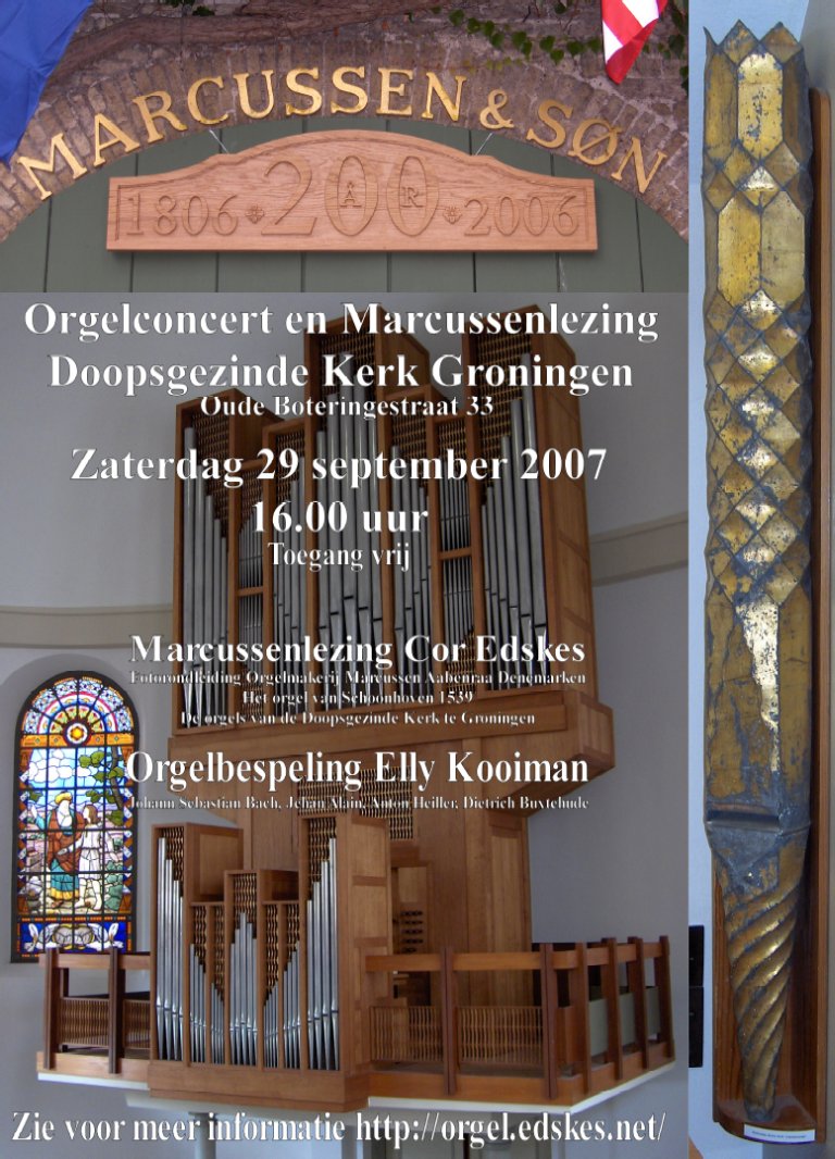 Poster Doopsgezinde Kerk Groningen 29 september 2007 Poster Doopsgezinde Kerk Groningen 29 september 2007
