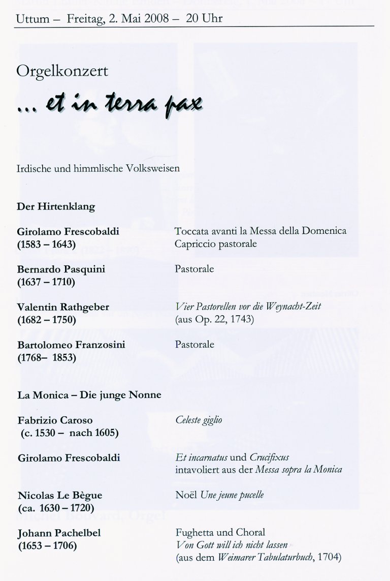 Programma Luigi Tagliavini 2 mei 2008