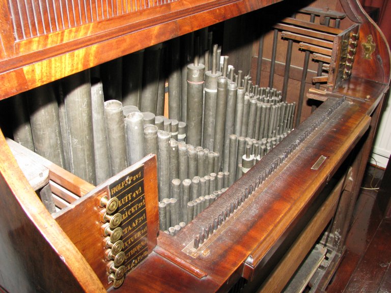 Pijpwerk en registermechaniek