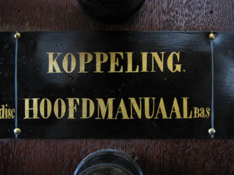 Der Aa-kerk Groningen HW KOPPELING HOOFDMANUAAL Bas