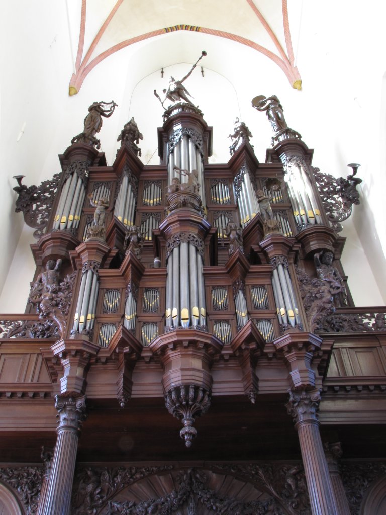 Der Aa-kerk Groningen Schnitgerorgel van onderen