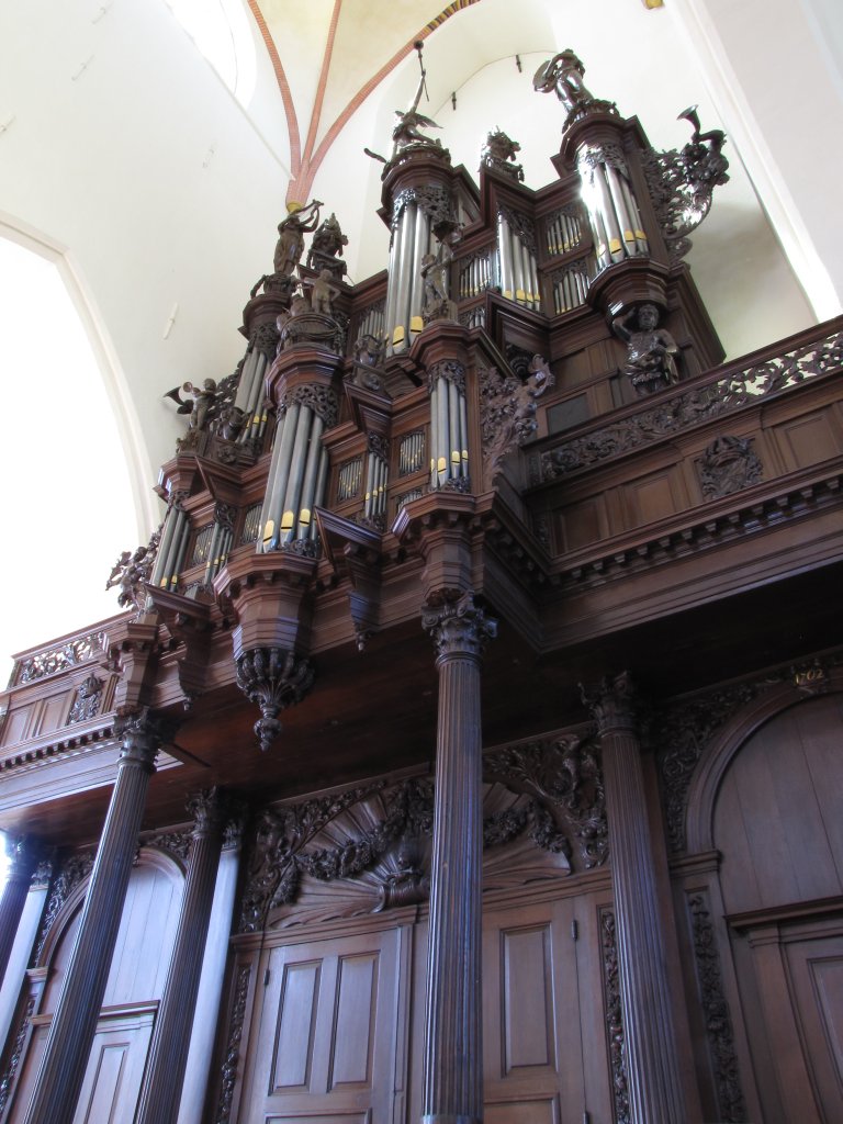 Der Aa-kerk Groningen Schnitgerorgel van onderen
