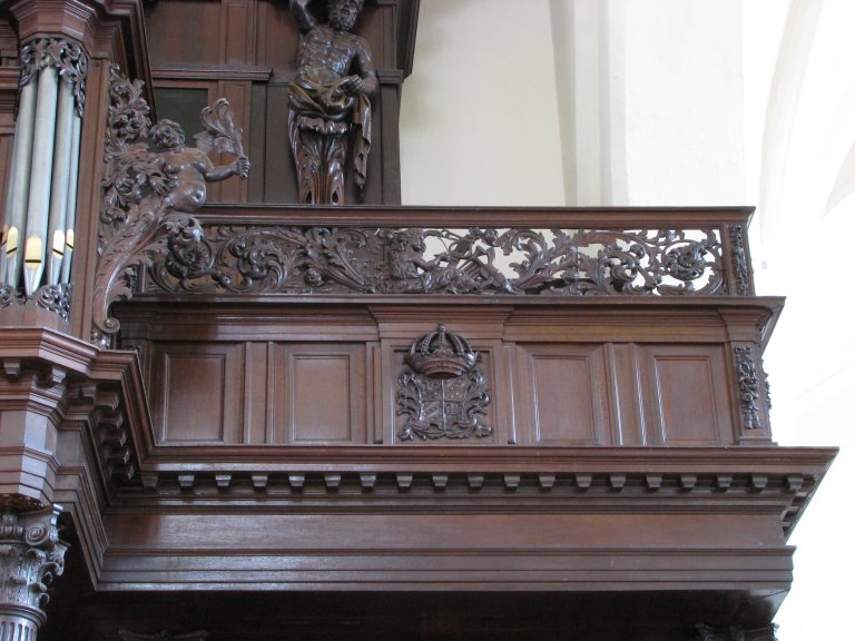 Der Aa-kerk Groningen Balustrade rechts