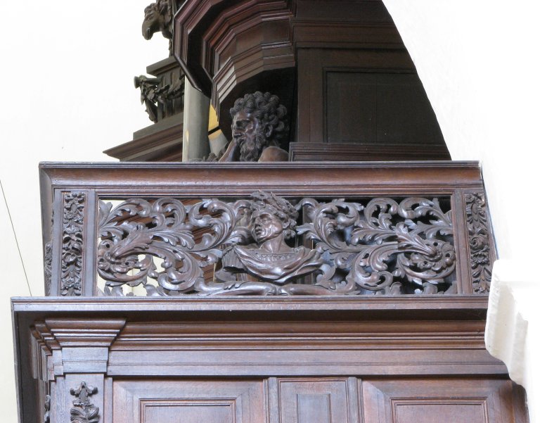 Der Aa-kerk Groningen Balustrade noordzijde