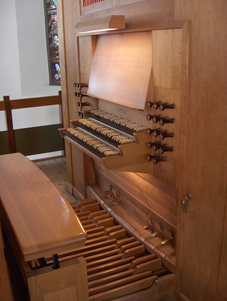 Doopsgezinde Kerk Groningen Marcussenorgel 1961 Speeltafel