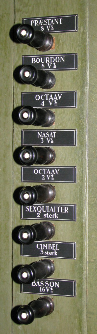 Martinikerk Groningen Registers Rugpositief links