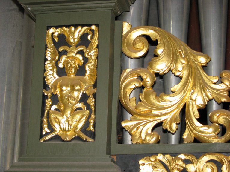 Martinikerk Groningen Detail zuidelijke pedaaltoren