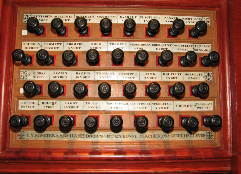 34 registerknoppen rechts