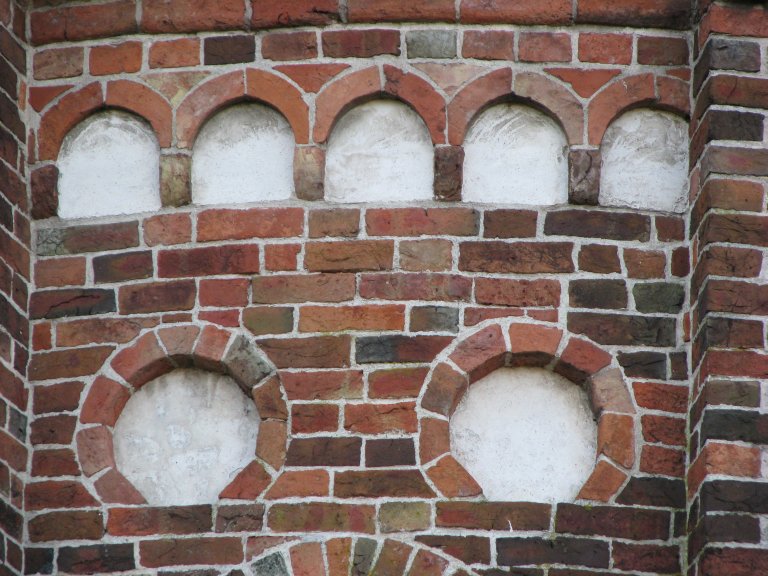 Details metselwerk koor