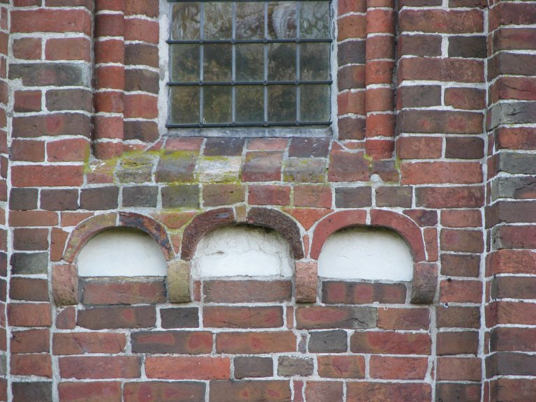 Details metselwerk koor
