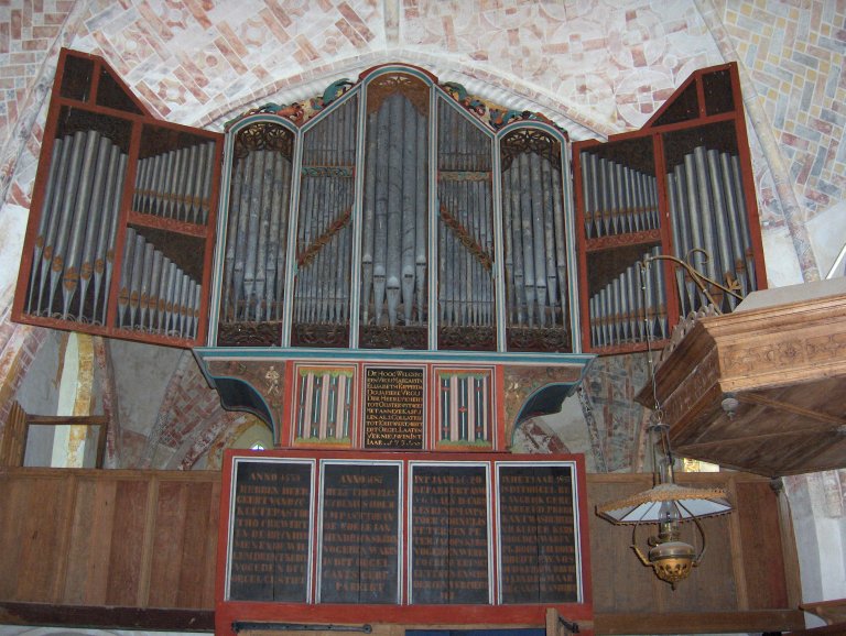 Dorpskerk Krewerd Orgelfront 1531