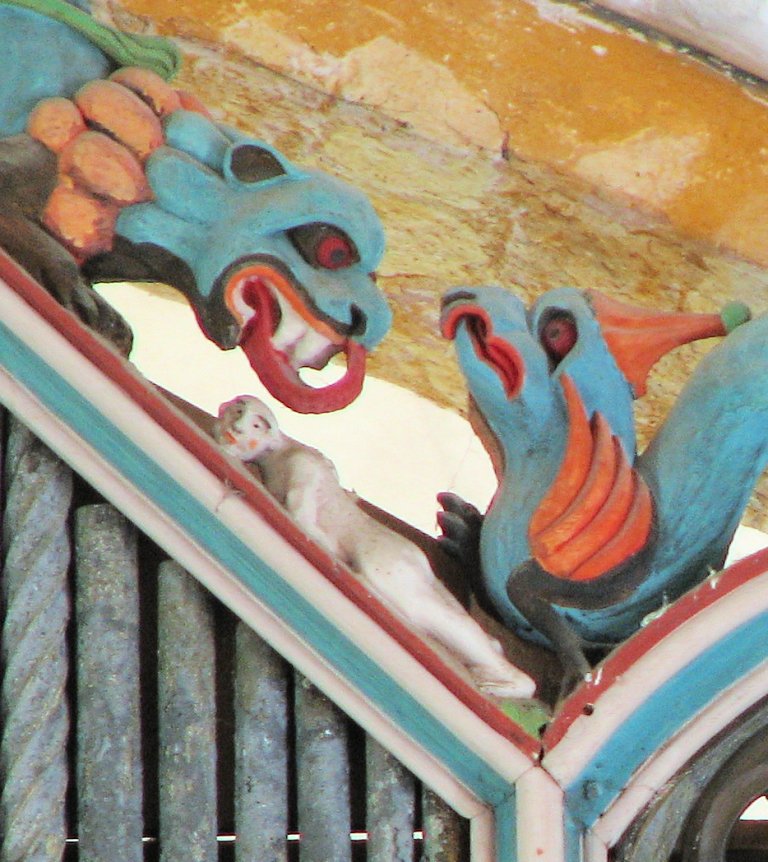 Dorpskerk Krewerd Orgelfront 1531 Beelden Rechts