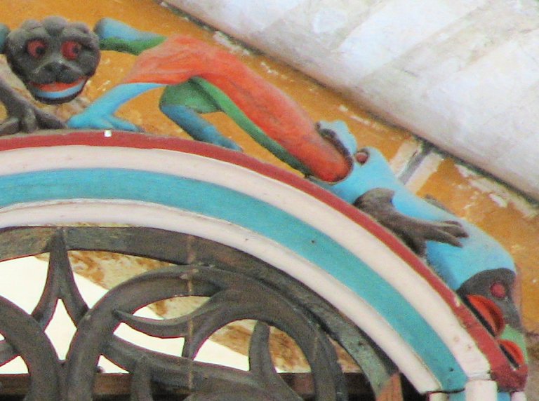 Dorpskerk Krewerd Orgelfront 1531 Beelden Rechts