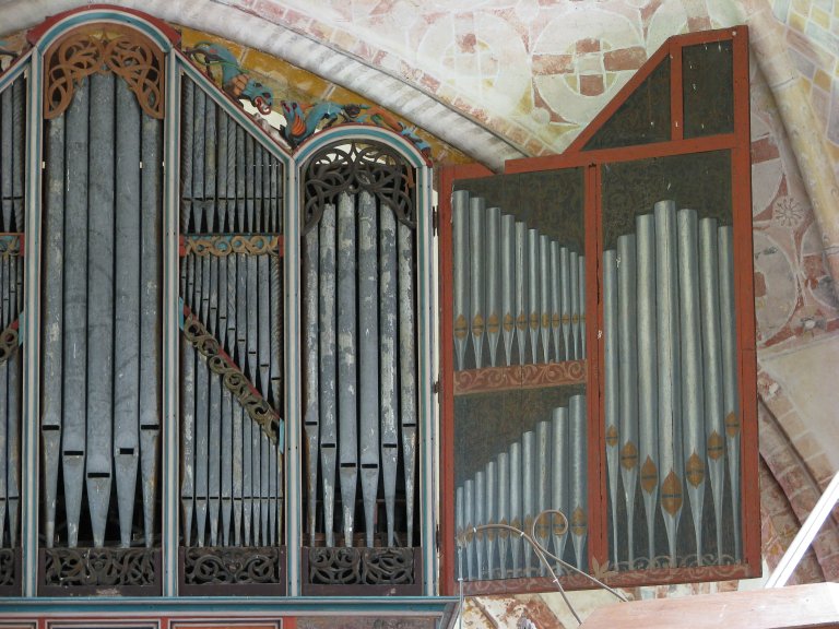 Dorpskerk Krewerd Orgelfront 1531 Rechts