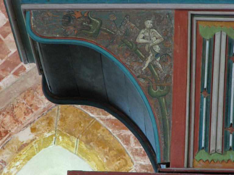 Dorpskerk Krewerd Console links 