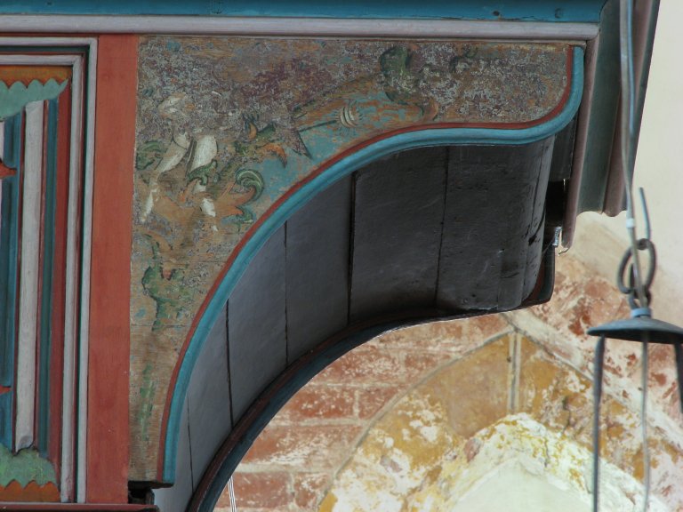 Dorpskerk Krewerd Console rechts