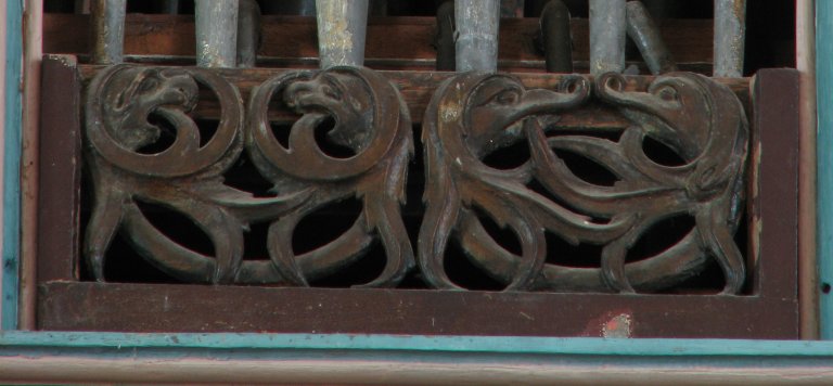 Dorpskerk Krewerd Snijwerk zuider hoekveld