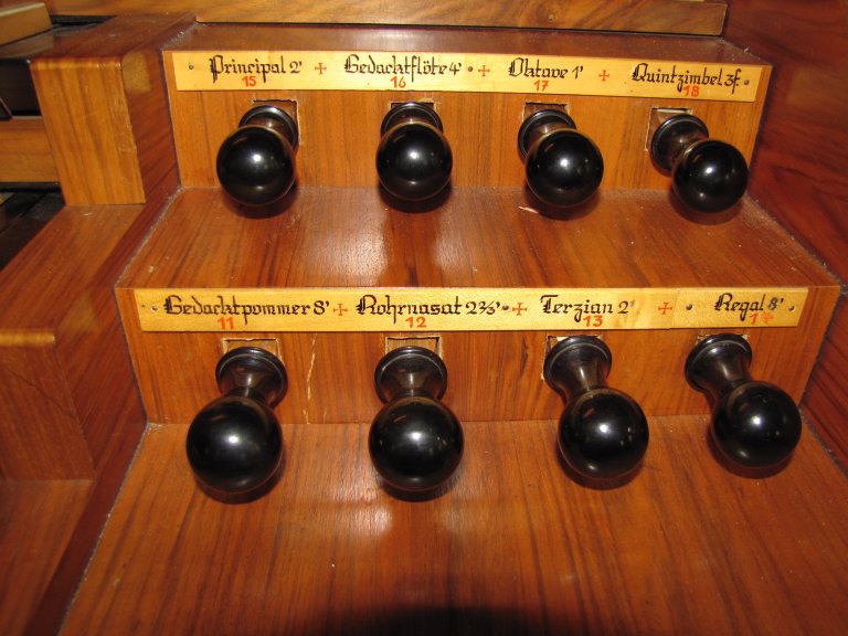 Registers rechter Rugpositief