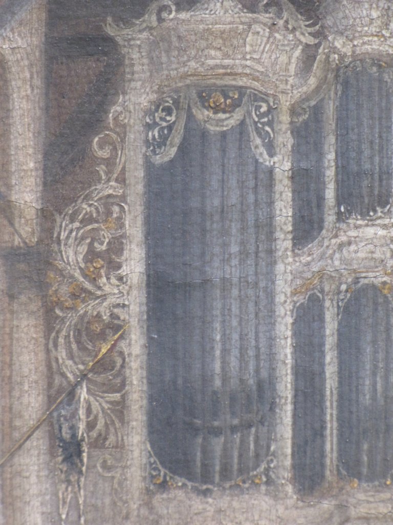 Schilderij linker Pedaaltoren