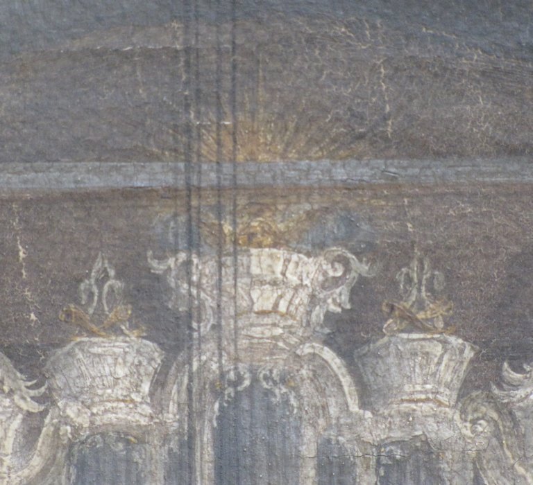 Schilderij bekroningen bovenwerk