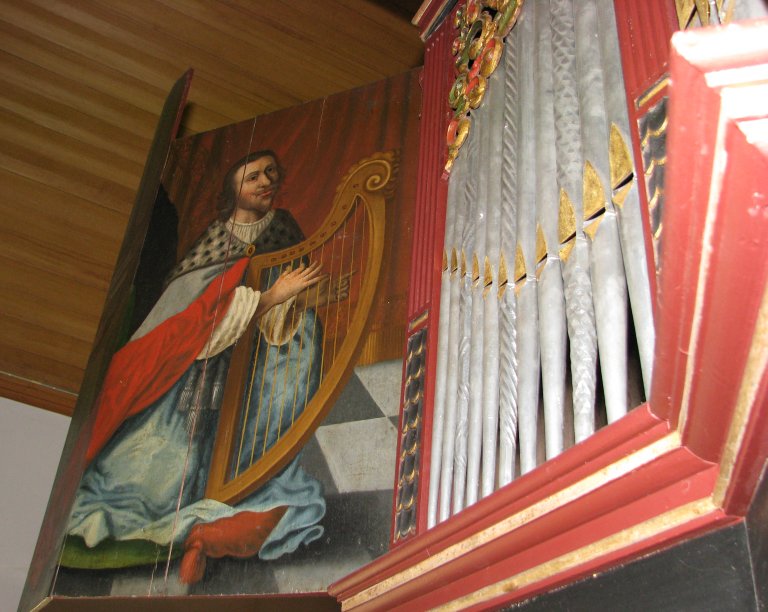 Midwolde Dorpskerk, Linker luik, David 