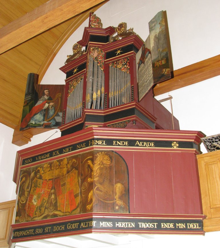 Midwolde Dorpskerk, Orgelfront