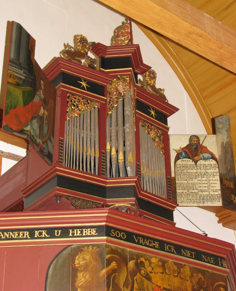Midwolde Dorpskerk, Orgelfront