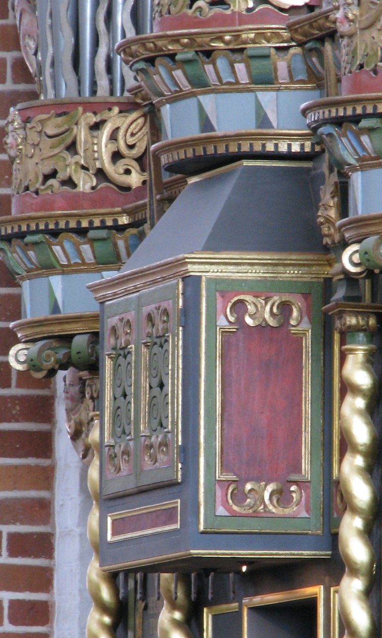 Borstwerk met gesloten deuren