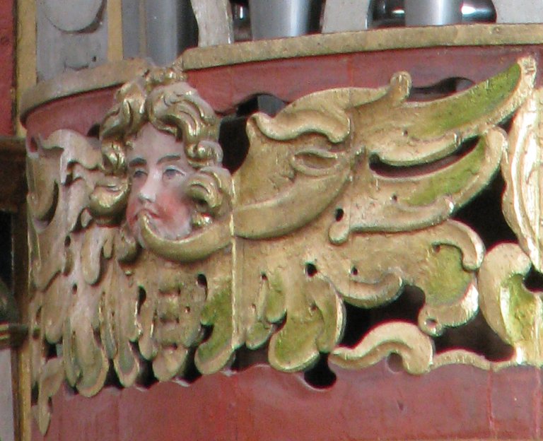 Westtoren, snijwerk met blazer