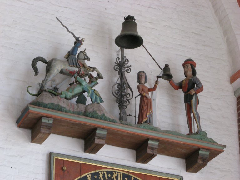 Uurwerk, Joris met de draak