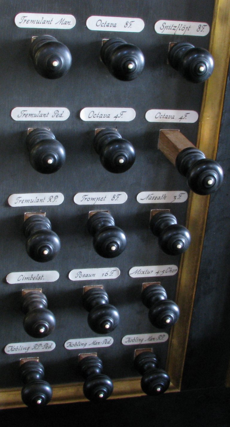 Hoofdkast, registers links