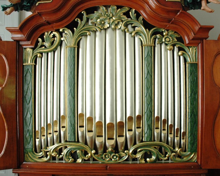 Orgel Ibe Peters Iben 1790, Front