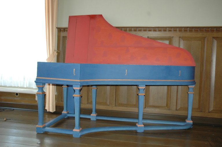 Clavecimbel Christian Zell 1741