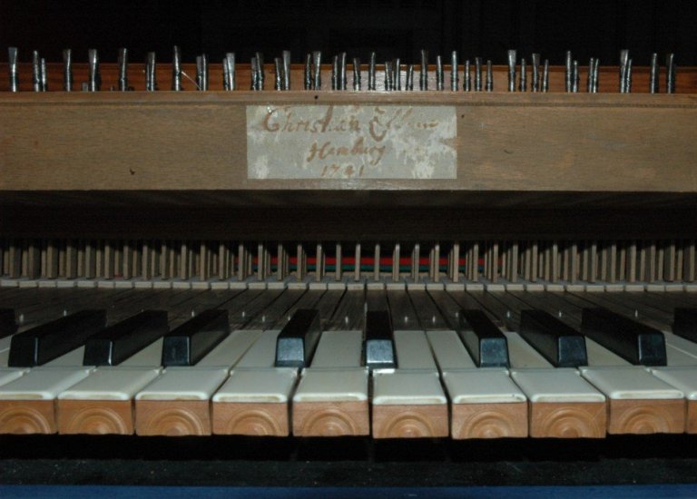Clavecimbel Christian Zell 1741